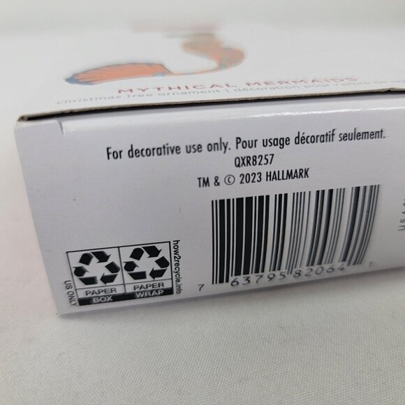 Hallmark Ornament Mythical Mermaids 2023 NEW 1st in the series # 1 mermaid - Picture 4 of 4